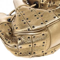 مملوكة مسبقًا Burberry Prorsum Studded Warrior Gold Bag