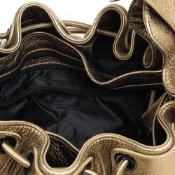 مملوكة مسبقًا Burberry Prorsum Studded Warrior Gold Bag