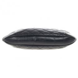 مملوكة مسبقًا Burberry Black Quilted Leather 'Brooke' Hobo 