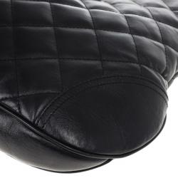 مملوكة مسبقًا Burberry Black Quilted Leather 'Brooke' Hobo 