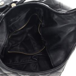 مملوكة مسبقًا Burberry Black Quilted Leather 'Brooke' Hobo 
