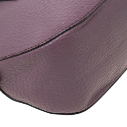 Pre Owned حقيبة بولينغ بربري أورشارد جلد أومبريه بنفسجي فاتح  صغيرة