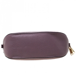 Pre Owned حقيبة بولينغ بربري أورشارد جلد أومبريه بنفسجي فاتح  صغيرة