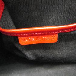 Pre Owned Burberry Tricolor Canvas Leather Boston Bag 