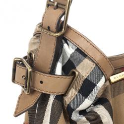 Pre Owned Burberry Prorsum Vintage House Check Tote