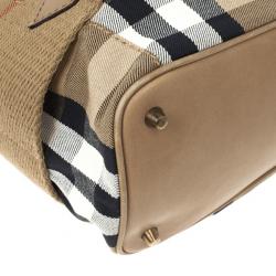 Pre Owned Burberry Prorsum Vintage House Check Tote