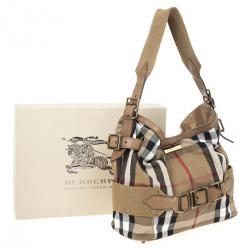 Pre Owned Burberry Prorsum Vintage House Check Tote
