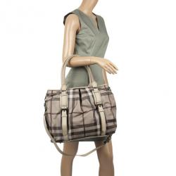 Burberry New Check Lowry Tote Bag