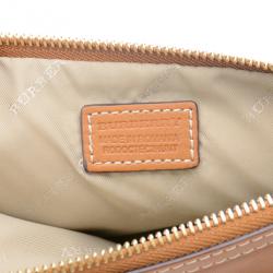 مملوكة مسبقًا Burberry Calf Leather Rope Webbing Fuller Wristlet