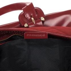 مملوكة مسبقًا Burberry Red Quilted Tote