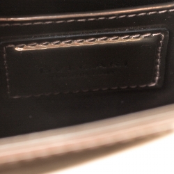 Pre Owned Bvlgari Metallic Bronze Patent Leather Serpenti Forever Shoulder Bag