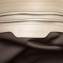 مملوكة مسبقًا Burberry Medium Smoked Check Tote Bag