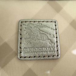 Pre Owned حقيبة يد بربري نوفا شيك فينيل وردي