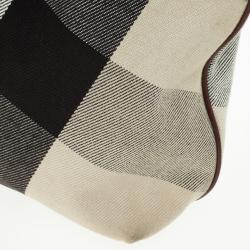 Pre Owned Burberry Mega Nova Small Victoria Tote