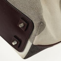 Pre Owned Burberry Mega Nova Small Victoria Tote