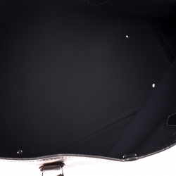 Pre Owned Burberry Beige/Metallic Nova Check PVC and Patent Leather Shopper Tote