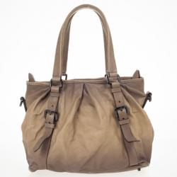 مملوكة مسبقًا Burberry Medium Pleated Leather Tote