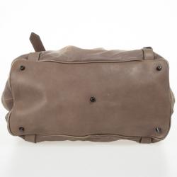 مملوكة مسبقًا Burberry Medium Pleated Leather Tote