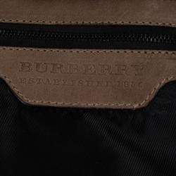 مملوكة مسبقًا Burberry Medium Pleated Leather Tote