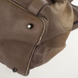 مملوكة مسبقًا Burberry Medium Pleated Leather Tote