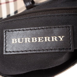 Burberry Beige/Brown Haymarket Check Coated Canvas Sholuder Bag