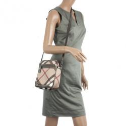 Pre Owned Burberry Nova Check Crossbody Bag