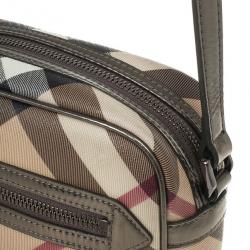 Pre Owned Burberry Nova Check Crossbody Bag