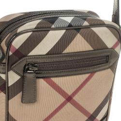 Pre Owned Burberry Nova Check Crossbody Bag