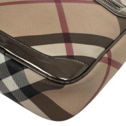 Pre Owned Burberry Nova Check Crossbody Bag