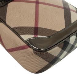 Pre Owned Burberry Nova Check Crossbody Bag