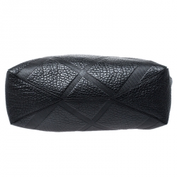 Pre Owned Burberry Black Leather Medium Dewsbury Tote 