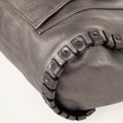 مملوكة مسبقًا Burberry Metallic Leather Tote