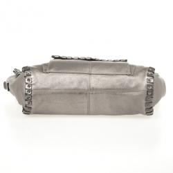 مملوكة مسبقًا Burberry Metallic Leather Tote