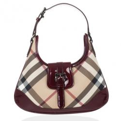 مملوكة مسبقًا Burberry Nova Check Mini ‘Brooke’ Hobo Handbag