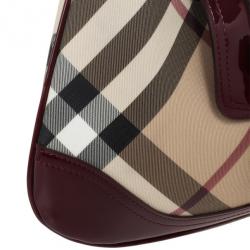 مملوكة مسبقًا Burberry Nova Check Mini ‘Brooke’ Hobo Handbag
