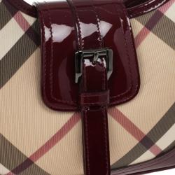 مملوكة مسبقًا Burberry Nova Check Mini ‘Brooke’ Hobo Handbag