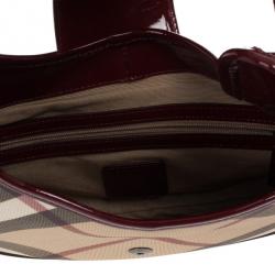 مملوكة مسبقًا Burberry Nova Check Mini ‘Brooke’ Hobo Handbag