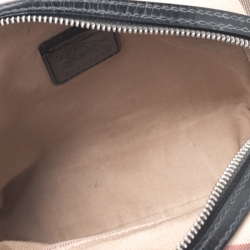 مملوكة مسبقًا Burberry Beige/Black Nova Check Vinyl Small Bowler Bag