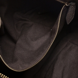 Pre Owned Burberry Brown/Grey Smoke House Check Coated Canvas and Leather Tote