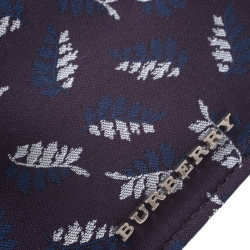Pre Owned Burberry Tri Color Printed Fabric Tucker Zip Pouch