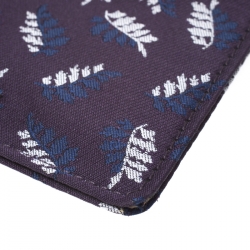 Pre Owned Burberry Tri Color Printed Fabric Tucker Zip Pouch