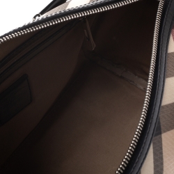 مملوكة مسبقًا حقيبة بربري بوسطن شيستر  PVC كاروهات نوفا حمراء