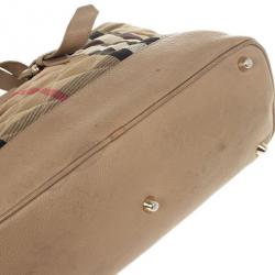 مملوكة مسبقًا Burberry House Check Quilted Fabric Tote