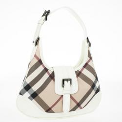 Pre Owned Burberry Nova Check Mini 'Brooke' Hobo Handbag