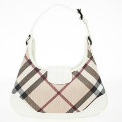 Pre Owned Burberry Nova Check Mini 'Brooke' Hobo Handbag