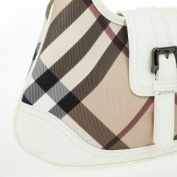 Pre Owned Burberry Nova Check Mini 'Brooke' Hobo Handbag