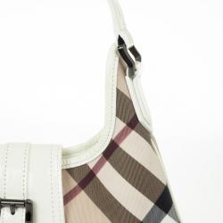 Pre Owned Burberry Nova Check Mini 'Brooke' Hobo Handbag