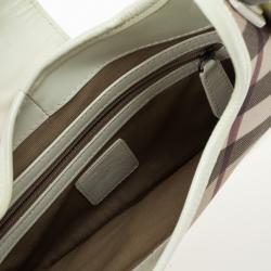 Pre Owned Burberry Nova Check Mini 'Brooke' Hobo Handbag