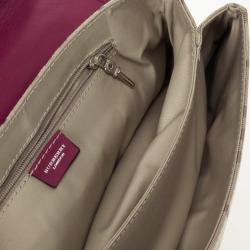 Pre Owned Burberry Beige Peyton Haymarket PVC Shoulder Bag