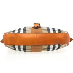 مملوكة مسبقًا Burberry Orange Ashwood Vintage Hobo